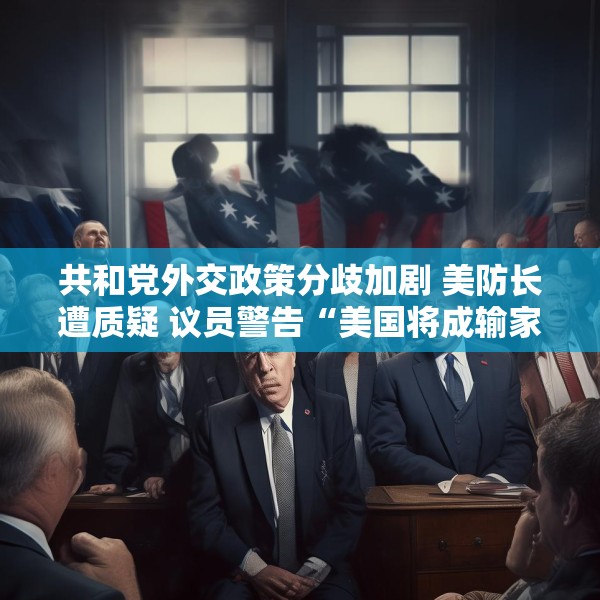 共和党外交政策分歧加剧 美防长遭质疑 议员警告“美国将成输家”