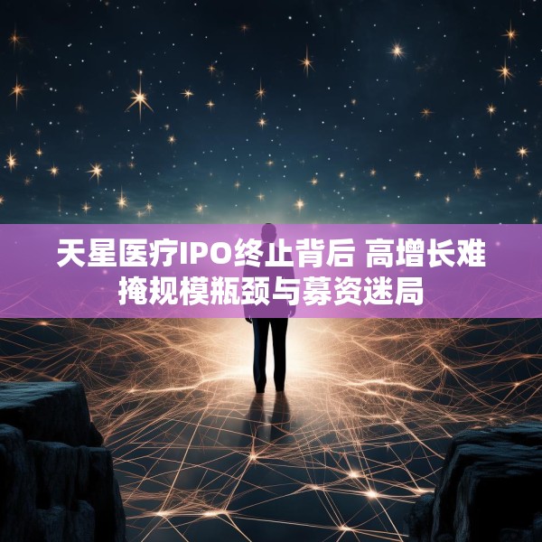 天星医疗IPO终止背后 高增长难掩规模瓶颈与募资迷局
