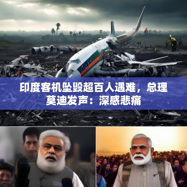 印度客机坠毁超百人遇难，总理莫迪发声：深感悲痛