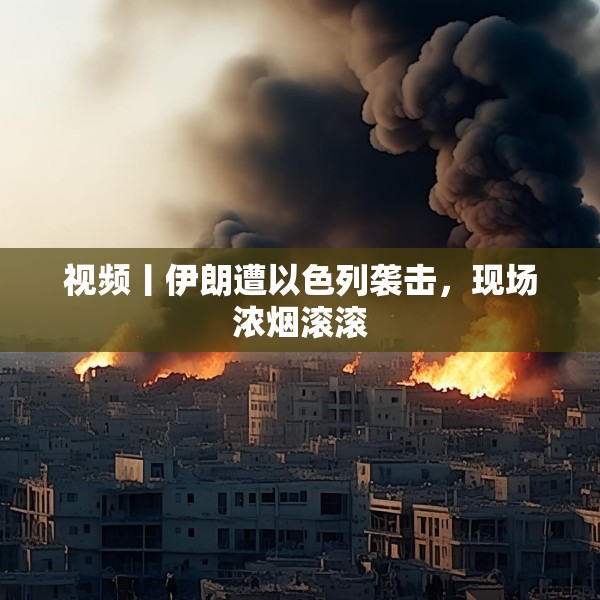 视频丨伊朗遭以色列袭击，现场浓烟滚滚