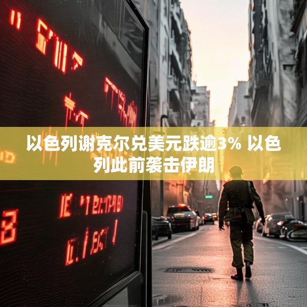 以色列谢克尔兑美元跌逾3% 以色列此前袭击伊朗