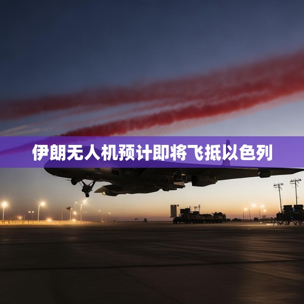 伊朗无人机预计即将飞抵以色列