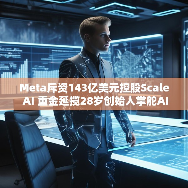 Meta斥资143亿美元控股Scale AI 重金延揽28岁创始人掌舵AI超级计划