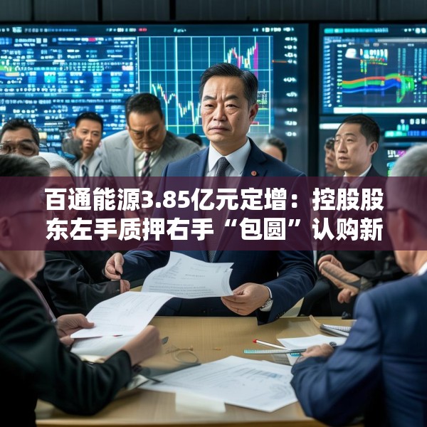 百通能源3.85亿元定增：控股股东左手质押右手“包圆”认购新股 高管计划减持