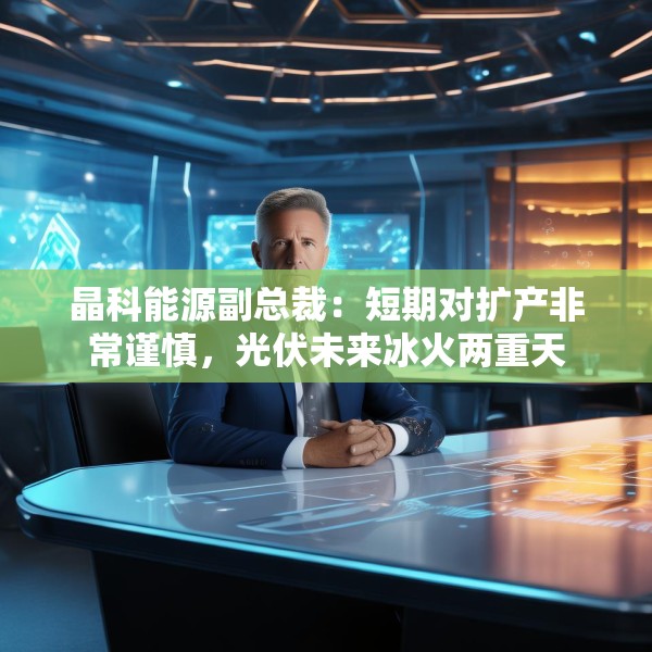 晶科能源副总裁：短期对扩产非常谨慎，光伏未来冰火两重天