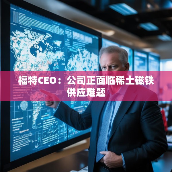 福特CEO：公司正面临稀土磁铁供应难题