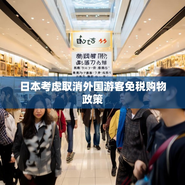 日本考虑取消外国游客免税购物政策