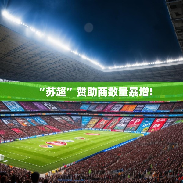 “苏超”赞助商数量暴增!