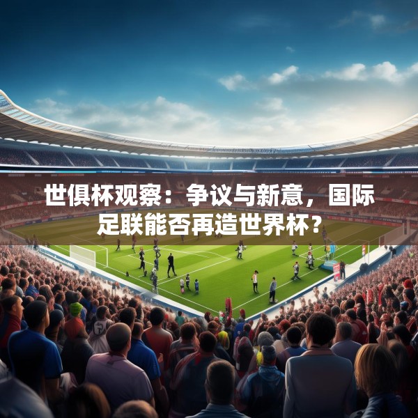 世俱杯观察：争议与新意，国际足联能否再造世界杯？