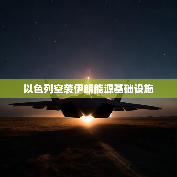 以色列空袭伊朗能源基础设施