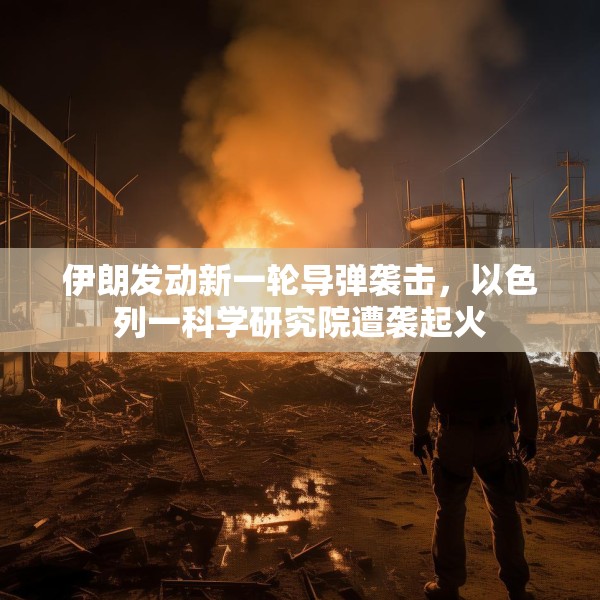 伊朗发动新一轮导弹袭击，以色列一科学研究院遭袭起火