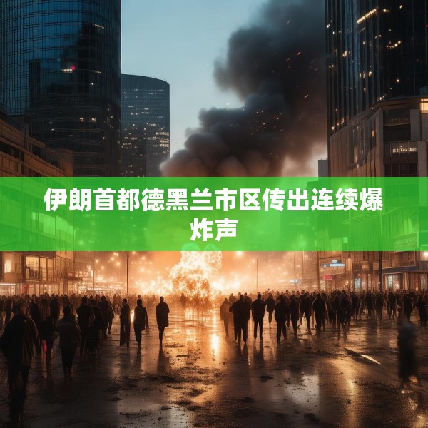 伊朗首都德黑兰市区传出连续爆炸声