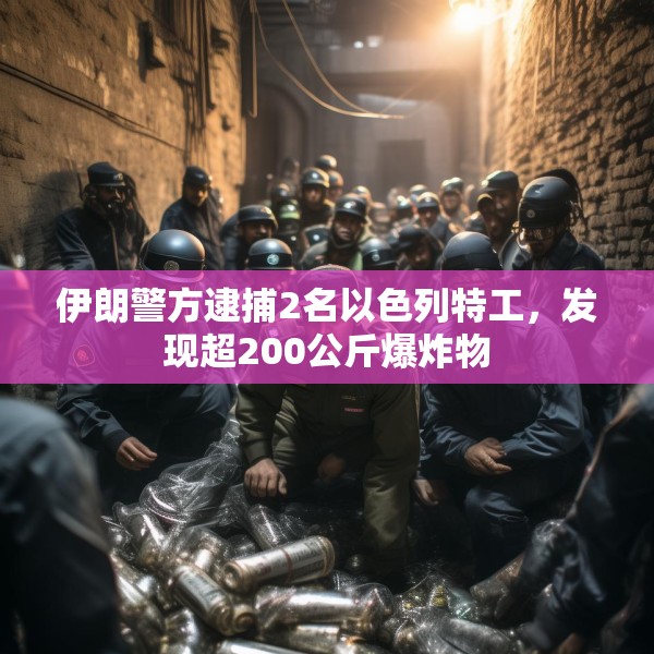 伊朗警方逮捕2名以色列特工，发现超200公斤爆炸物