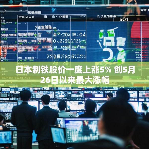 日本制铁股价一度上涨5% 创5月26日以来最大涨幅